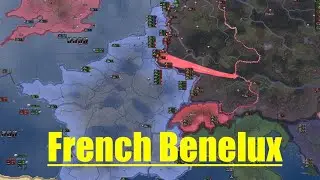What if France controlled the Benelux in 1939? | HOI4 Timelapse