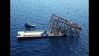 Offshore Jacket Installation Animation - Offshore Animation