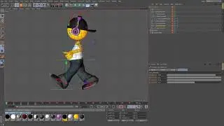Character Animation walk Cycle Tutorial in Cinema 4D PART-2 || 3D Modeling & Animation [Tutorials]