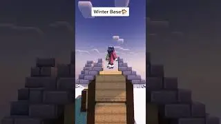 Minecraft Winter Base #fyp hellfrozzen
