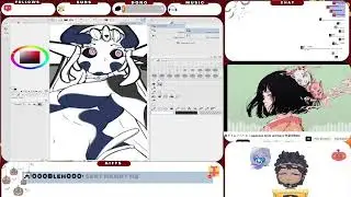 Halloween sketching, anime inktextric theme alien girl sketches #HowToDraw #Drawing #halloween