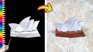 DIY Sydney Opera House Papercraft | How to Make Sydney Opera House with Paper Design