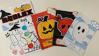[✨paper diy✨] Roblox Halloween Blind Bag 👻 | ASMR opening 