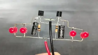 BC547 LED Flip Flop Circuit Project