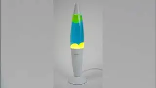 Лава-лампа 35 см Amperia Rocket желто синяя