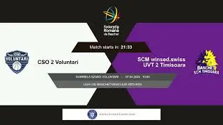 L1BM 2023-2024: CSO 2 Voluntari - SCM winsed.swiss UVT 2 Timisoara