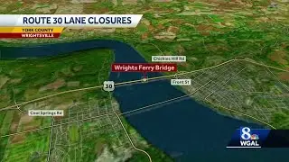 Nighttime lane restrictions scheduled for Wrights Ferry Bridge