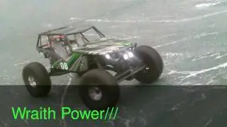 Axial Wraith on ICE//// Trailing starts in winter....