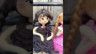 Wednesday Addams amigurumi #mmihacrochet #wednesdayaddams #amigurumi #crochet