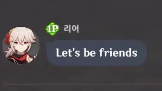 How to make a Korean friend in Genshin Impact
