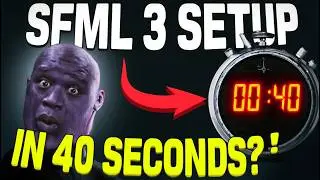 SFML 3 Ready in 40 Seconds | Here's How!  