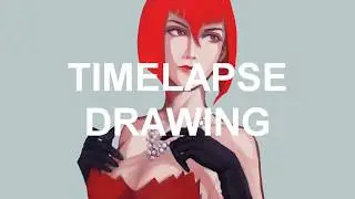 Madam Red (Black Butler anime/manga) - speedpaint #timelapse #painting #kuroshitsuji