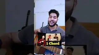 O Sajni Re on 1 Easy Chord | O Sajni Re Easy Open Guitar Chords For Beginners In Hindi | #shorts |