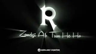 R Name status//💞 R Letter WhatsApp Status //new 2022 //black screen status // R Name Kyrical Status/