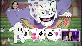 Mortes em CUPHEAD em 2h de live.