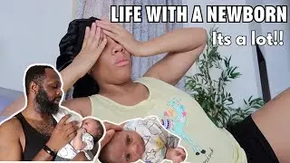 MY REAL LIFE WITH A NEWBORN, FIRST OUTING SINCE I GAVE BIRTH, MY FRIEND CAME VISITING etc | RAW VLOG