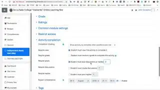 How to Set Up Activity Completion in Moodle