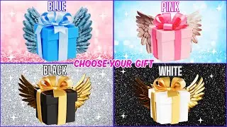 Choose YOUR Gift..! Blue, Pink, Black and White edition 4 Giftbox challenge