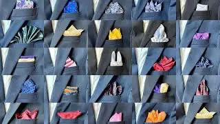 25 More Pocket Square Folds
