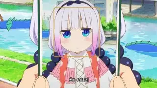 Elma Taking Bath In The River In Her Dragon Form | Miss Kobayashi's Dragon Maid Season 2