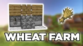 How To Make An Auto WHEAT/CARROT FARM in Minecraft 1.15-1.16!