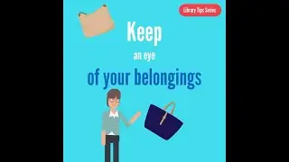Keep an eye of your belongings