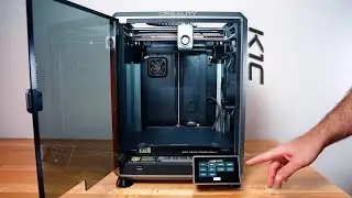 Creality K1C - CF 3D Printer - Power On & Print