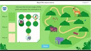 MAP OF THE NATURAL RESERVE-CLASS 1,2,3/ SOLUTIONS/BRICSMATH MAIN ROUND