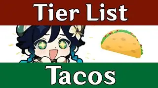 Genshin Impact Personajes Trabajando En Una Taqueria Tier List.