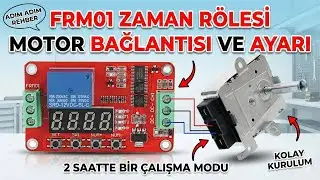 FRM01 Time Relay Incubator Motor Connection (Operation every 2 hours)