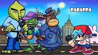 Friday Night Funkin' - Boyfriend Get Lesson From Master Parappa
