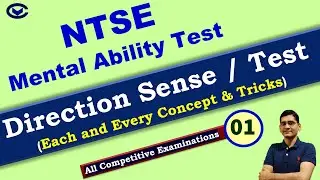 NTSE 2022 - MAT Direction Sense  | Direction Test │Mental Ability Test for NTSE, SOF & UPSC