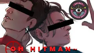 Redrawing Jacob and Julia Drawfee as their "Hitman-sonas" from Secret Sleepover Society