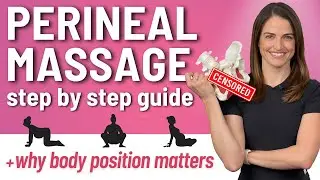 7 Minute PERINEAL MASSAGE - Easy Guide for your Pelvic Floor Birth Prep