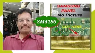 sm4186 blank display cut  CKV line set ok, sm4186 no picture