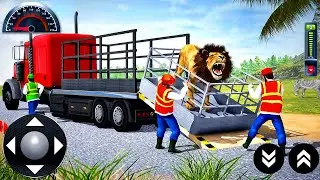 Wild Farm Animal Transporter Truck Simulator - Real Zoo Transport Truck Driving - Android GamePlay