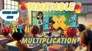 1 times table | Sing-along for kids 1X1