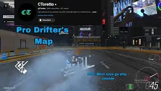 Drifting in Ctoretto's map with different vehicles in Assetto Corsa