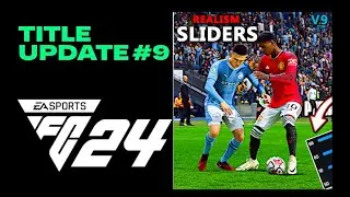 How To Make EAFC 24 REALISTIC - FC 24 Title Update 9 Realism Sliders, Settings, Gameplay