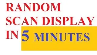 random scan display in computer graphics | random scan display advantages and disadvantages