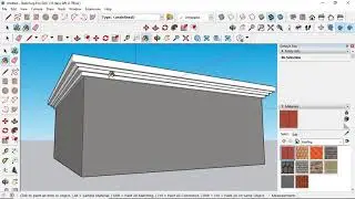 3d parapet in sketchup pro | sketchup tutorials