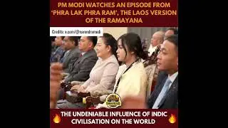 PM Modi Watches The Laos Version Of The Ramayana