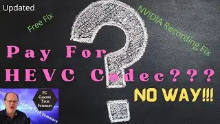 HEVC codec Free Fix with GeForce Experience when using NVIDIA Recordings and black screen won't work