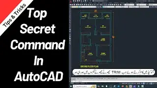 Top Secret Commands in AutoCAD | Trim Command Problem in AutoCAD | KDS