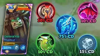 WHEN GLOBAL THAMUZ ABUSE THIS NEW COOLDOWN REDUCTION BUILD | 100% BROKEN!!! (MUST TRY)🔥🔥