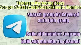 How to bulk add member to group on Telegram?