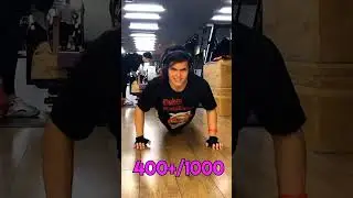 Тренируюсь каждый день чтобы стать сильнее Асты. 1000 отжиманий