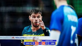 DRAMATIC MATCH | BRAZIL vs ARGENTINA | Men's VNL 2024