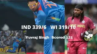 India vs West indies 1st ODI Highlights 2009 | Yuvraj Singh Best Innings