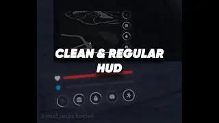 Fivem Clean & Regular HUD | Customizable | Speedometer | ESX - QB